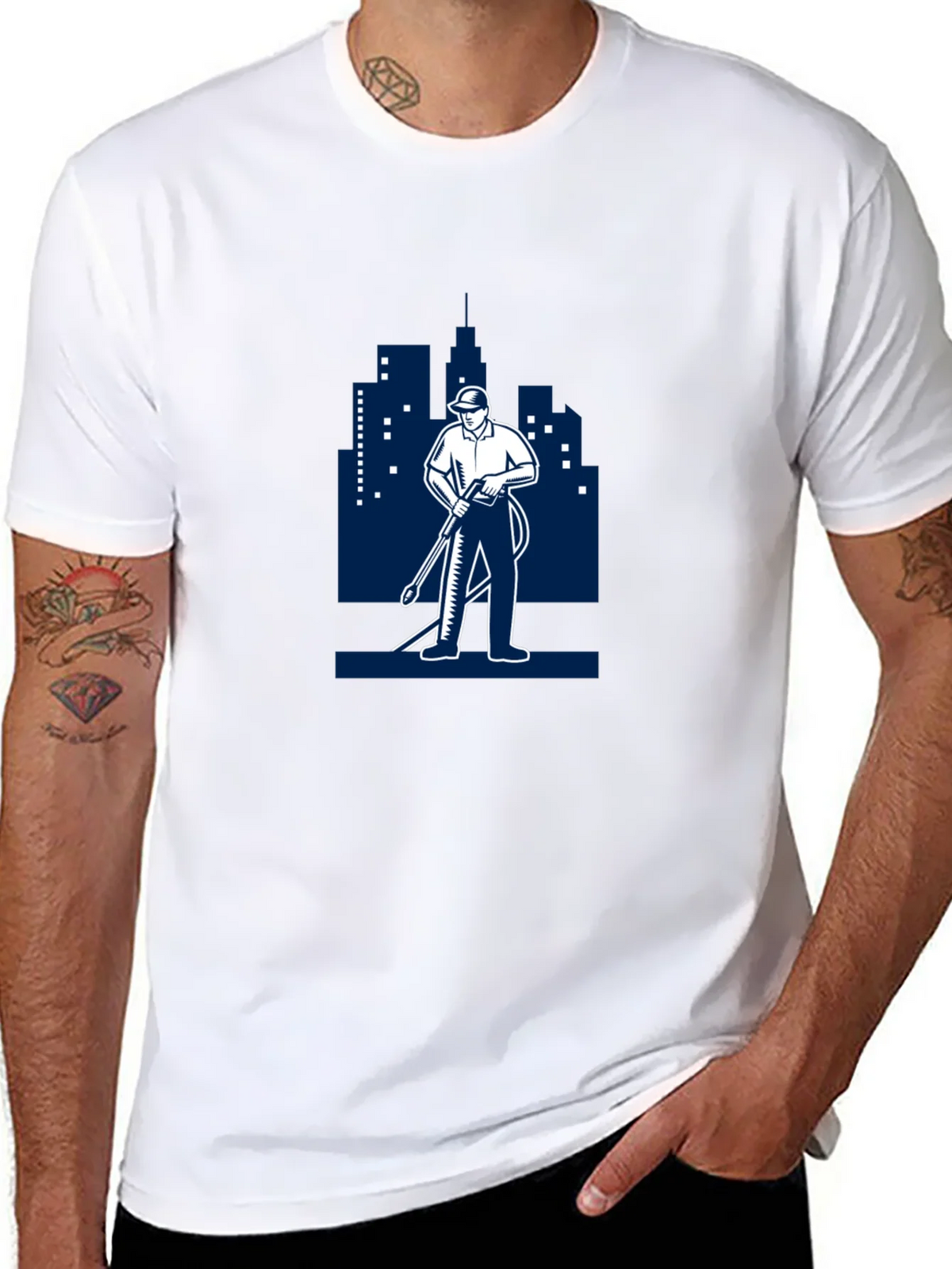 Power Washer Graphic Tee - Black product image 10