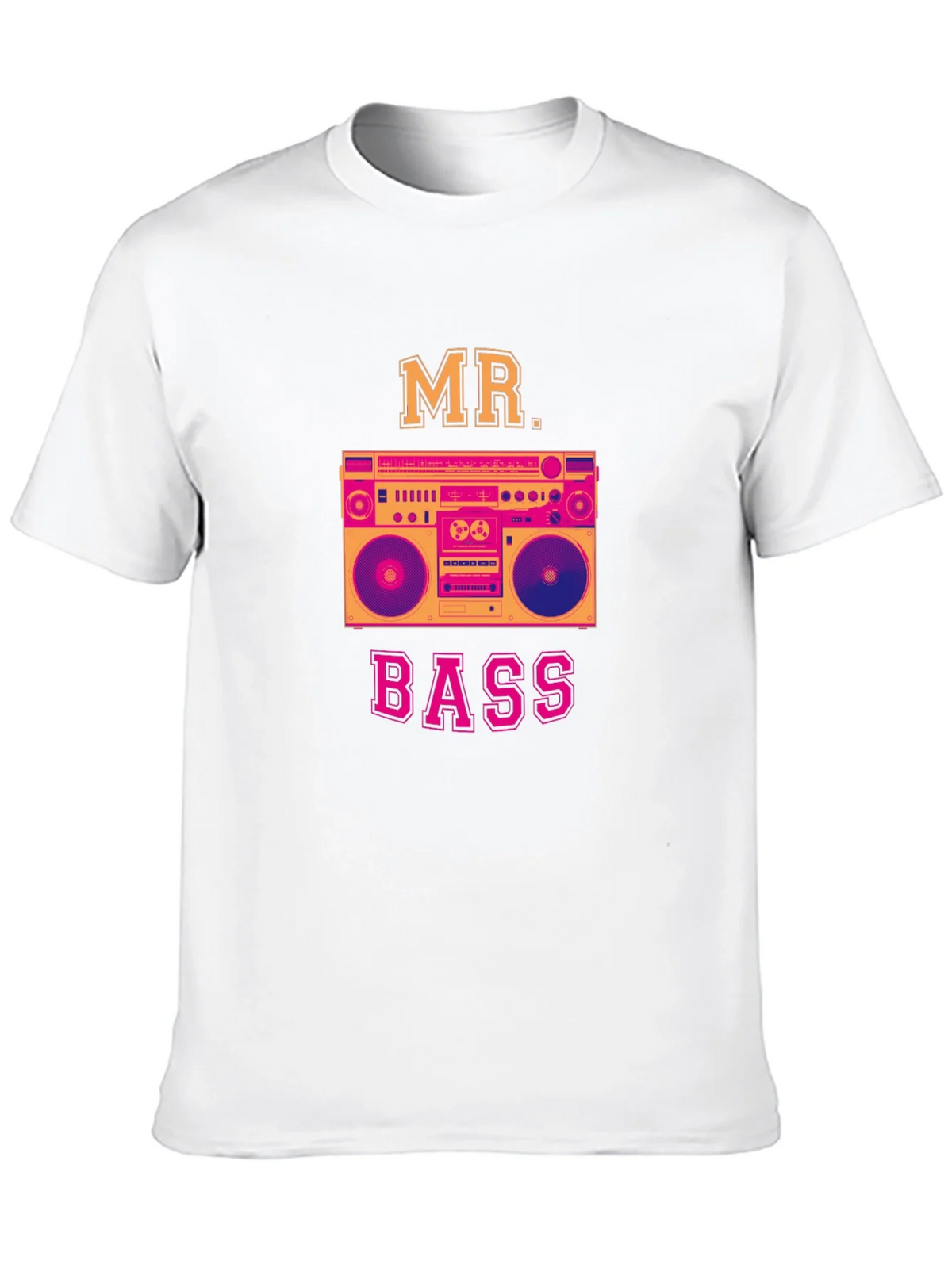 Mr. Bass Graphic T-Shirt - Retro Boombox Design product image 12