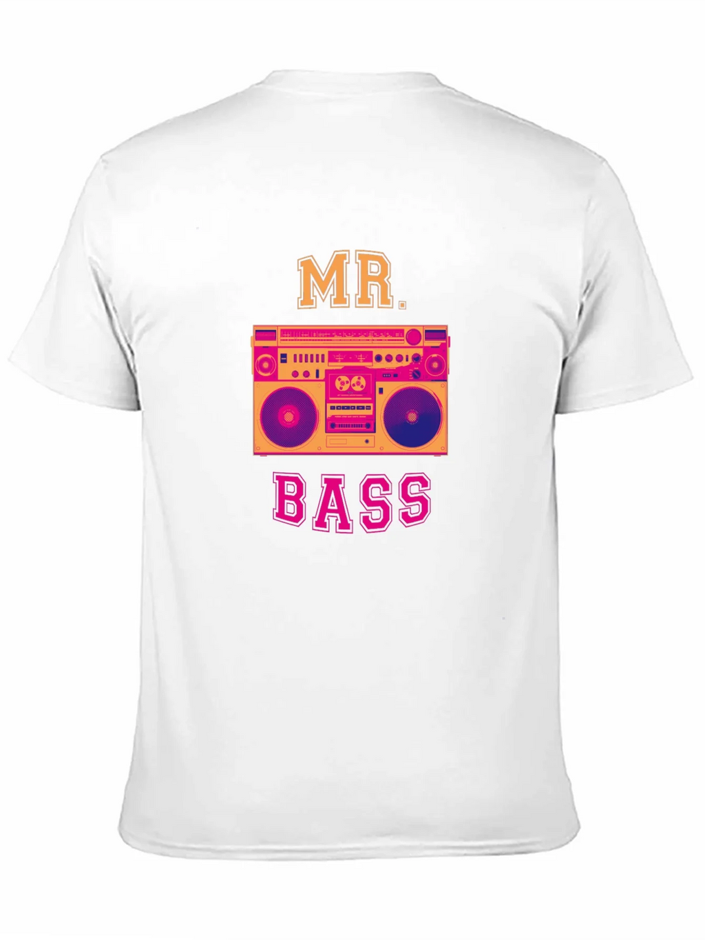 Mr. Bass Graphic T-Shirt - Retro Boombox Design product image 2