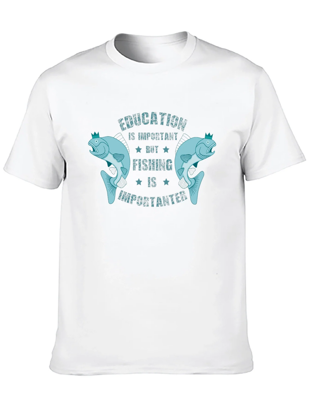 Education is Important But Fishing is Importanter T-Shirt product image 12