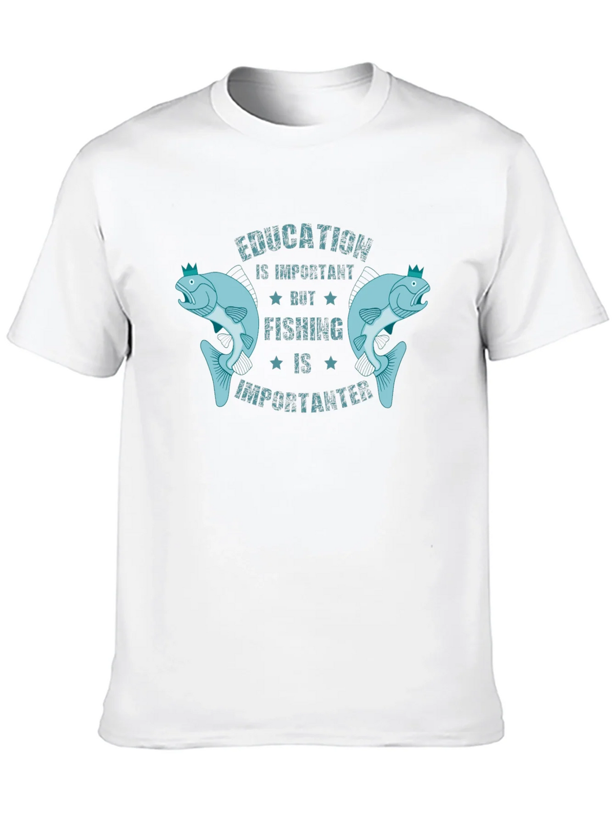 Education is Important But Fishing is Importanter T-Shirt product image 12