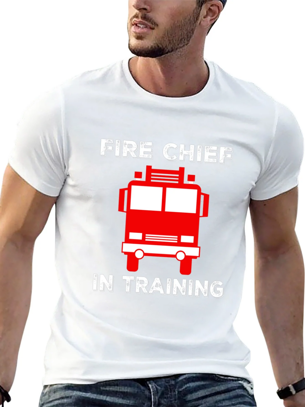 Fire Chief in Training Graphic T-Shirt product image 4