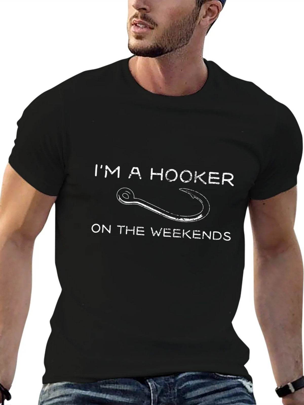 Im a Hooker T-Shirt - Weekend Fishing product image 9
