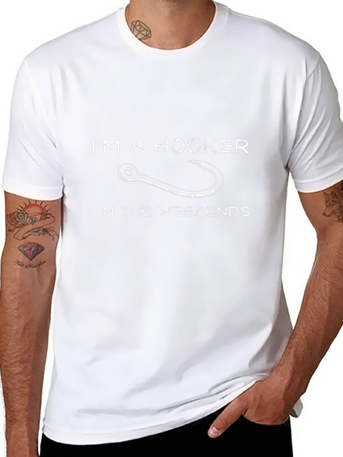 Im a Hooker T-Shirt - Weekend Fishing product image 10