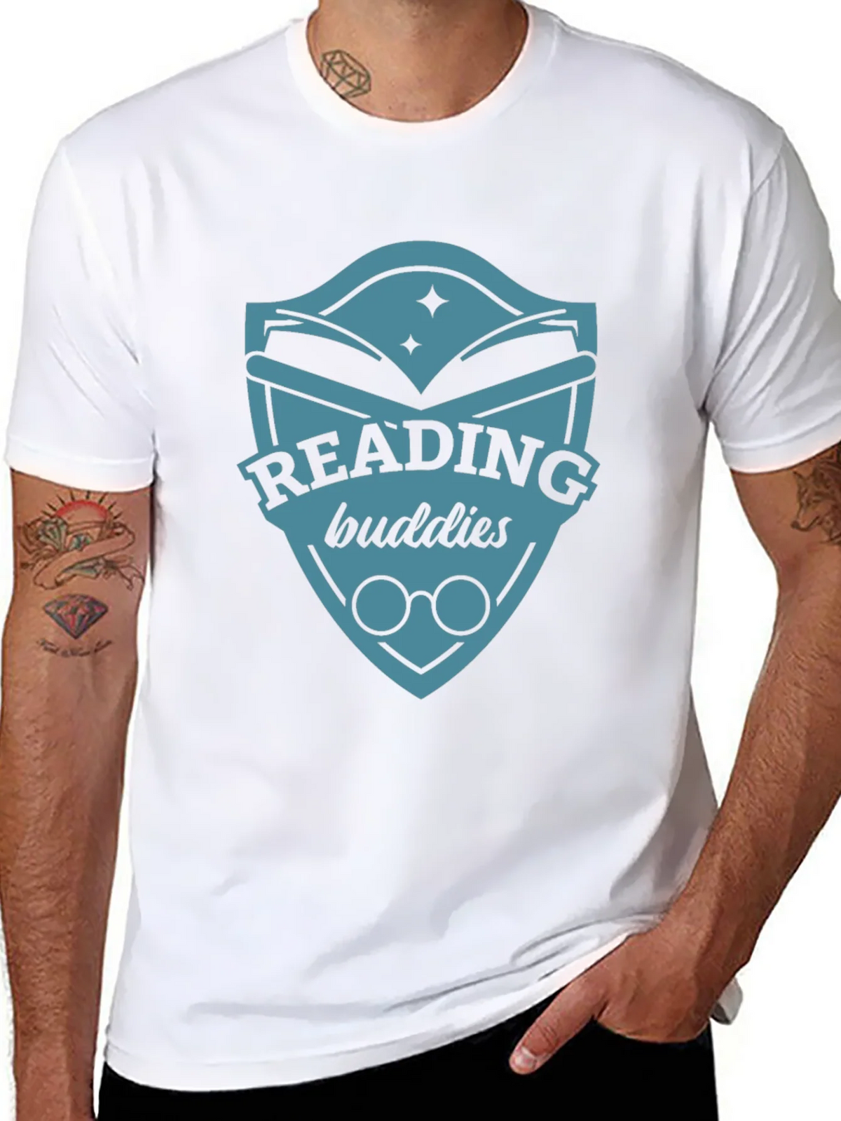 Reading Buddies Graphic Tee - Book Lover Shirt product image 10