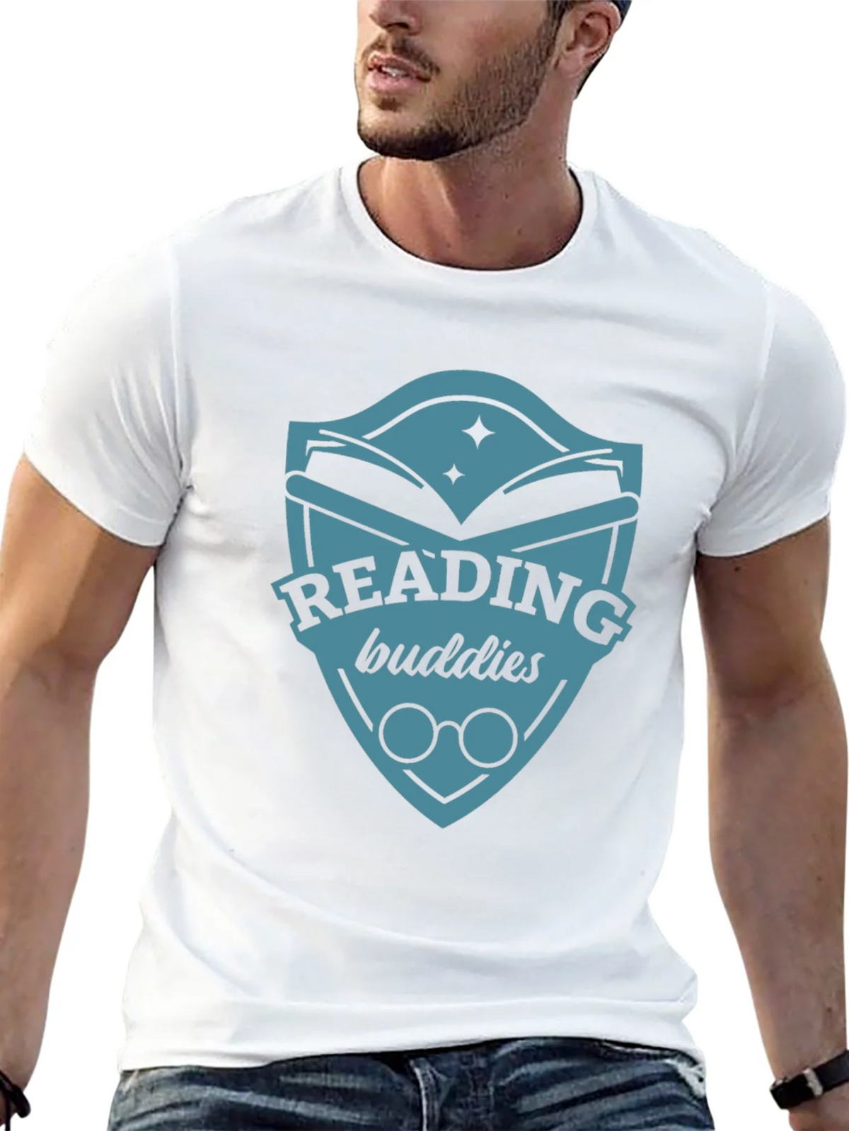 Reading Buddies Graphic Tee - Book Lover Shirt product image 4