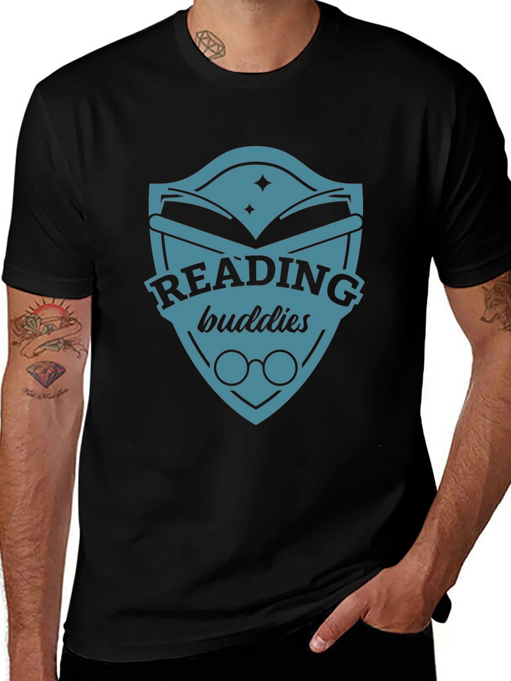 Reading Buddies Graphic Tee - Book Lover Shirt product image 1