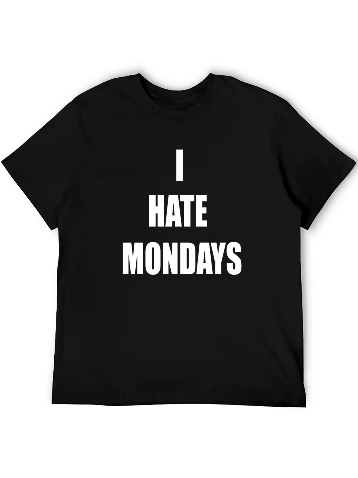 I Hate Mondays Graphic Tee - Casual Black T-Shirt product image 8