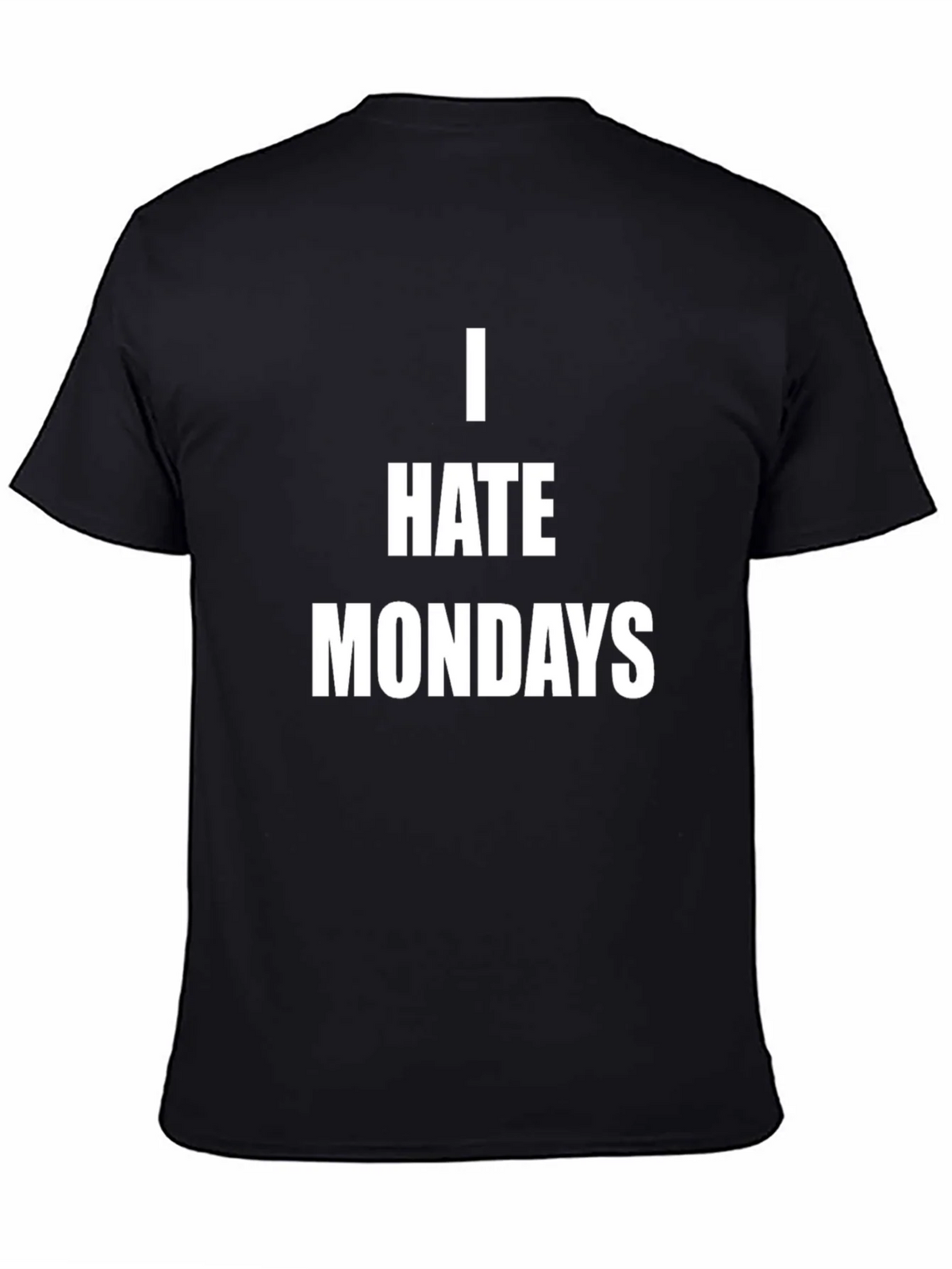 I Hate Mondays Graphic Tee - Casual Black T-Shirt product image 7