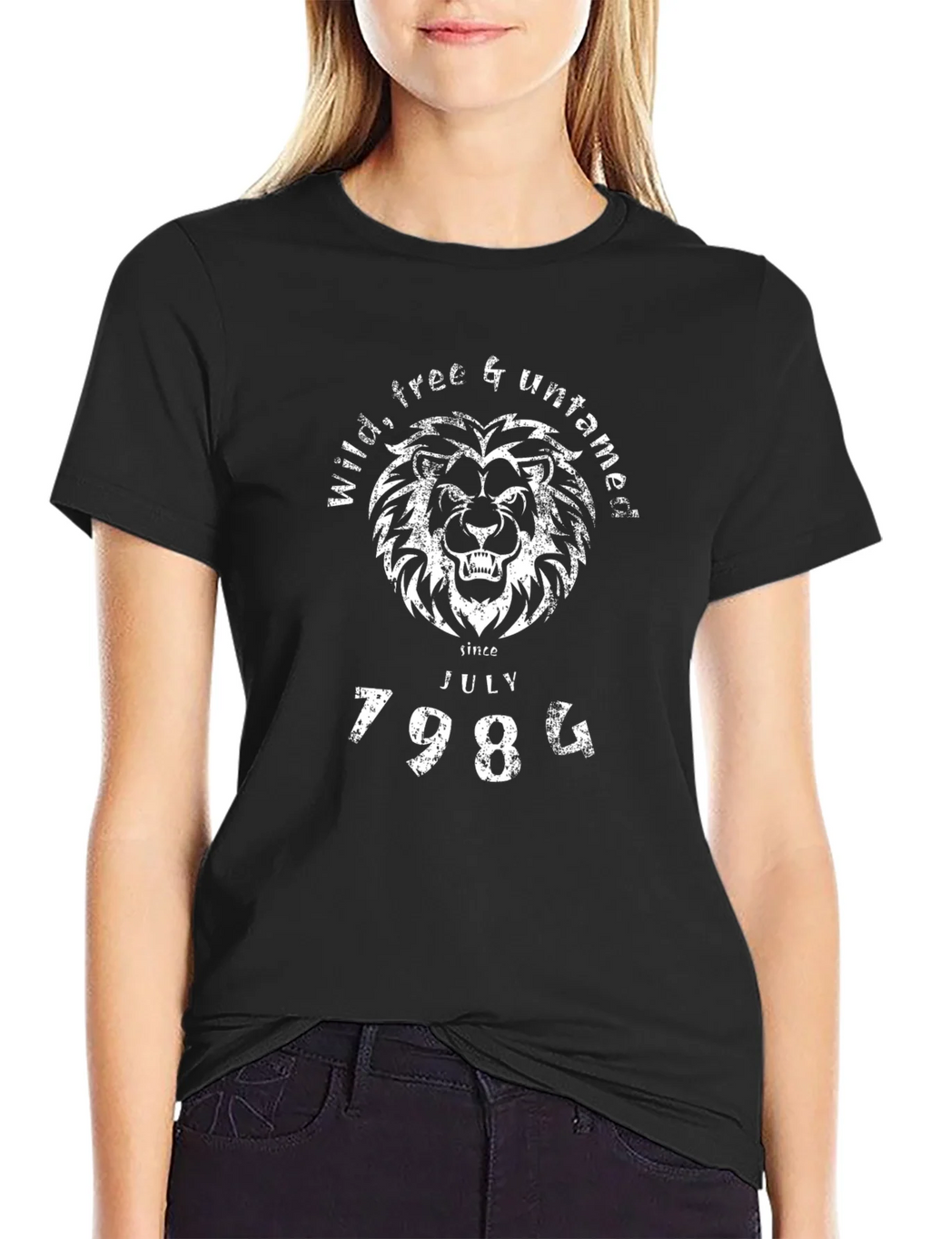Wild Free & Untamed Lion Graphic Tee product image 5