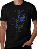 Shut Up And Squat Pug T-Shirt product image 1