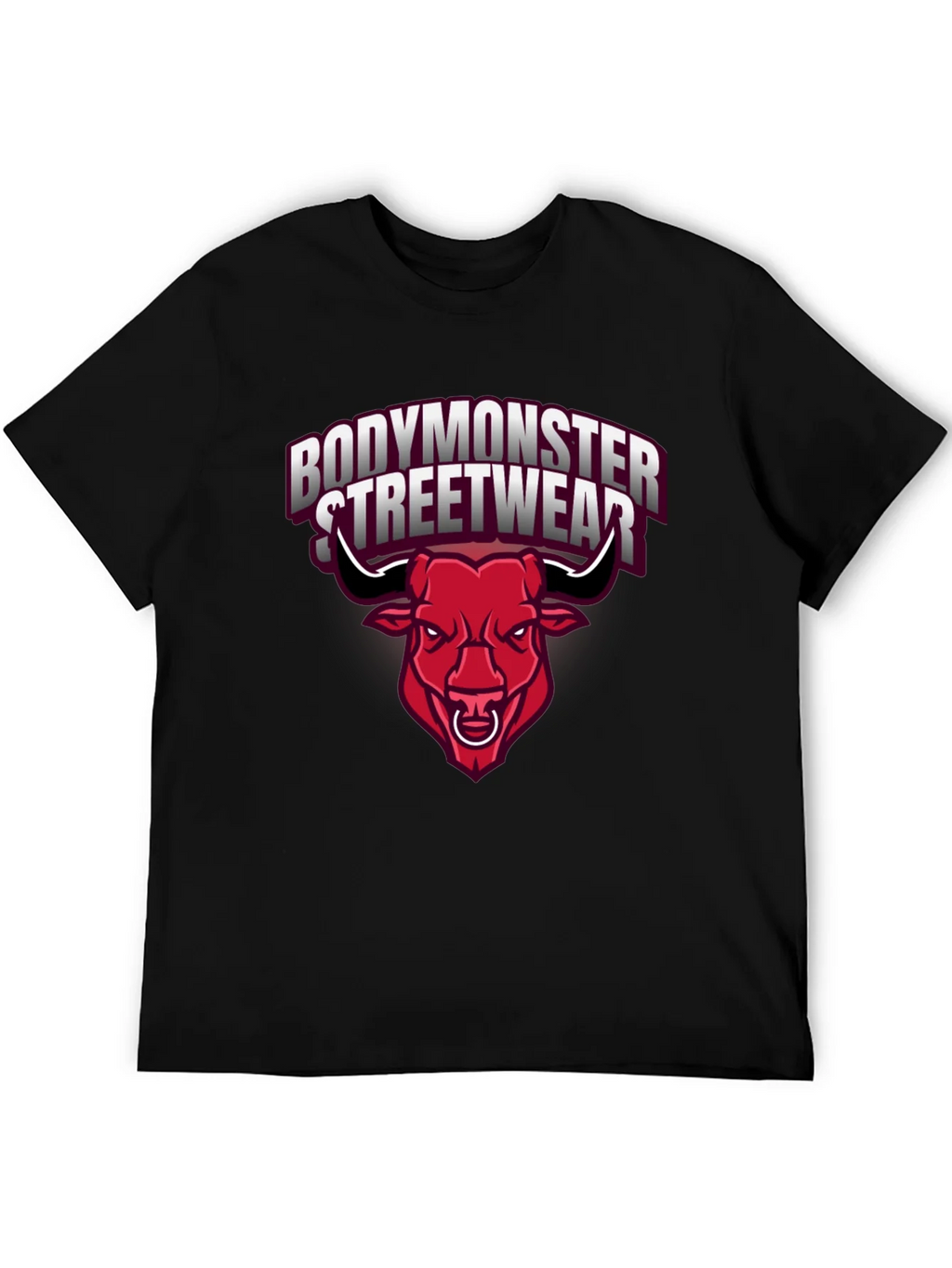 BodyMonster Streetwear Black Graphic Tee product image 8