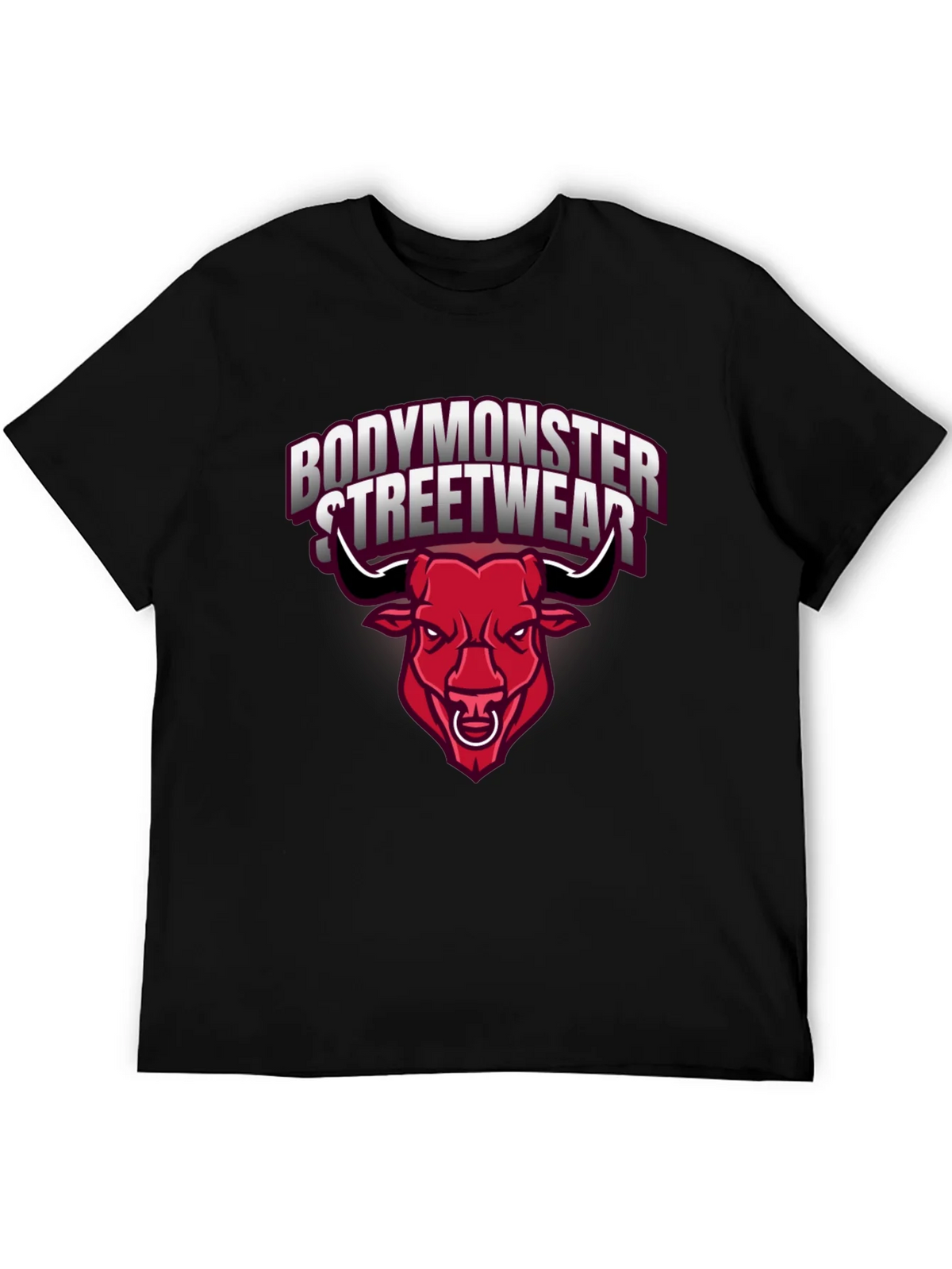 BodyMonster Streetwear Black Graphic Tee product image 8