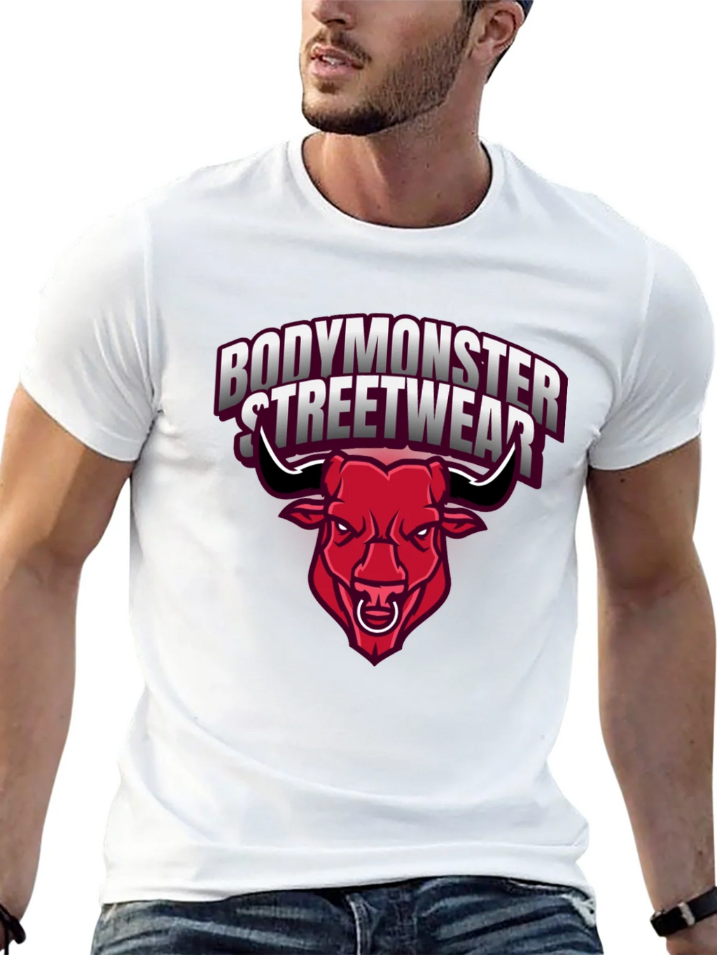 BodyMonster Streetwear Black Graphic Tee product image 4