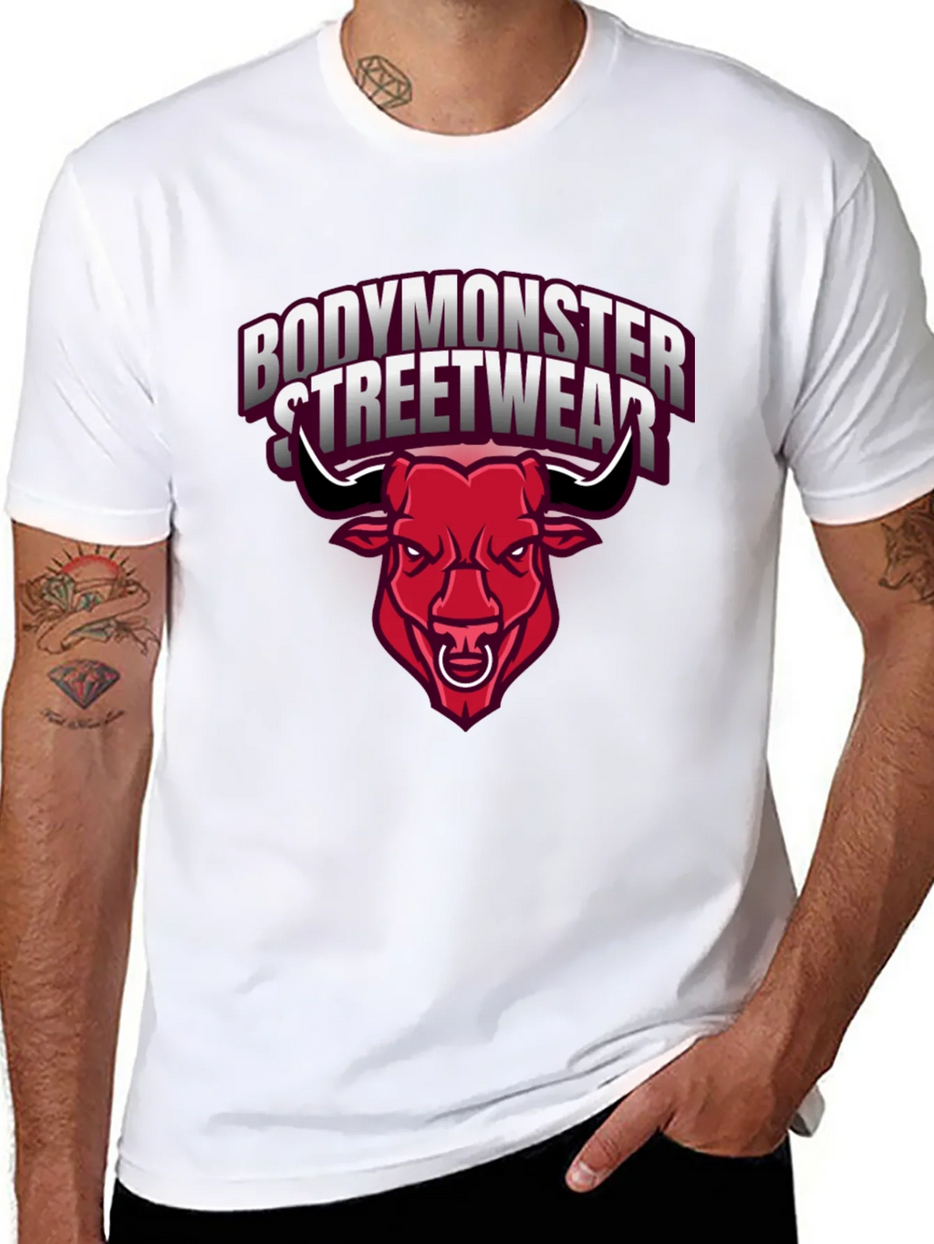BodyMonster Streetwear Black Graphic Tee product image 10