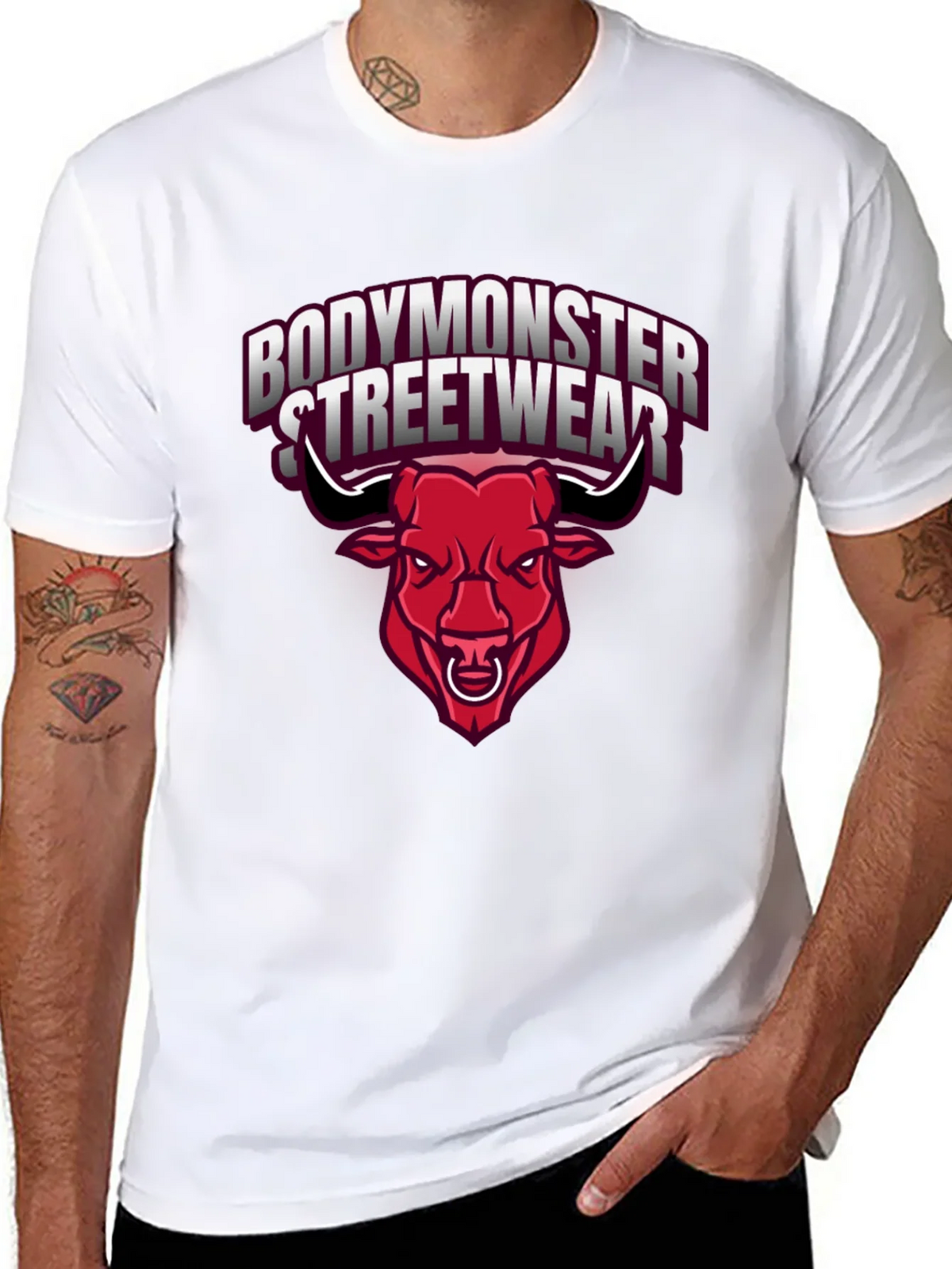 BodyMonster Streetwear Black Graphic Tee product image 10