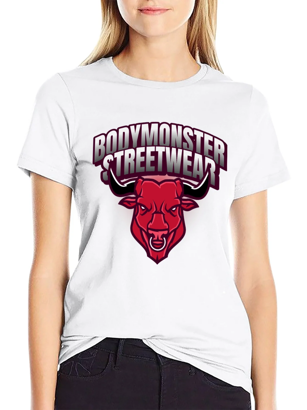 BodyMonster Streetwear Black Graphic Tee product image 11