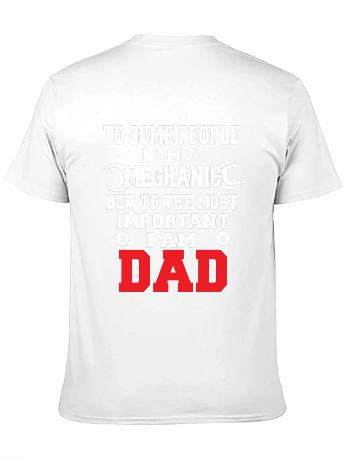 Mechanic Dad Graphic Tee - Black product image 2