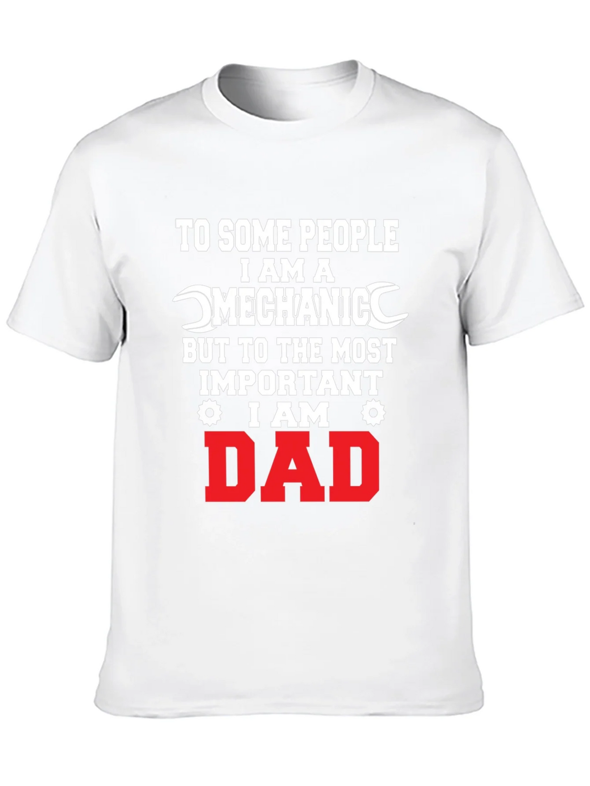 Mechanic Dad Graphic Tee - Black product image 12