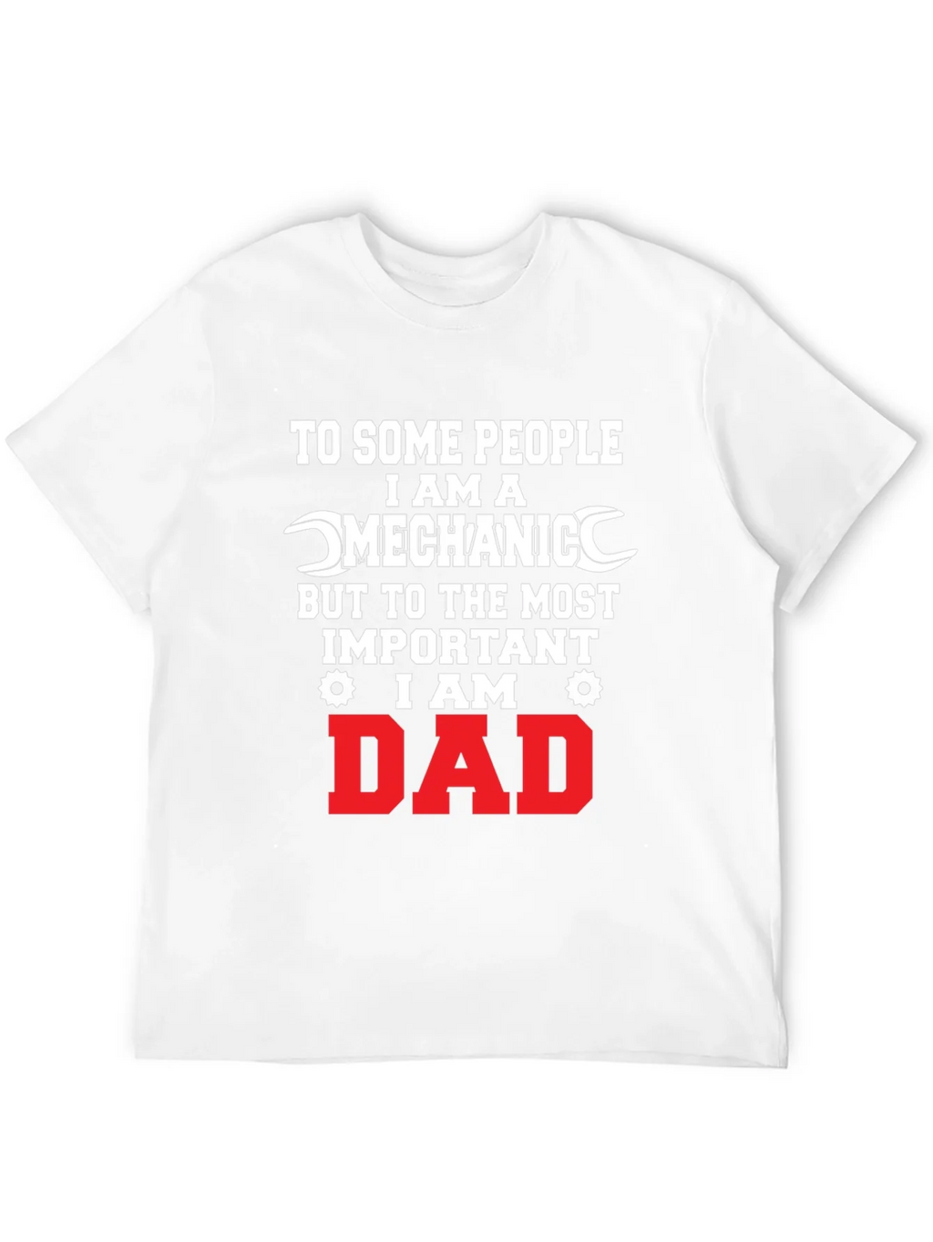 Mechanic Dad Graphic Tee - Black product image 3