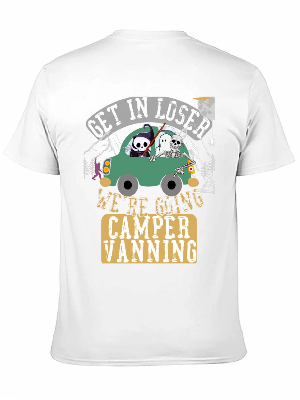 Get In Loser Halloween Camper Vanning T-Shirt product image 2
