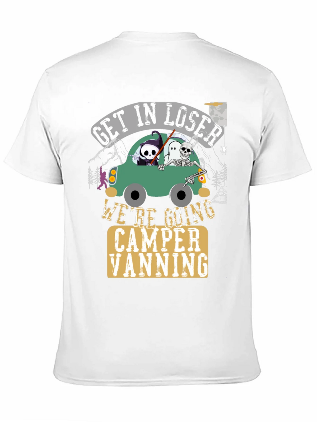 Get In Loser Halloween Camper Vanning T-Shirt product image 2
