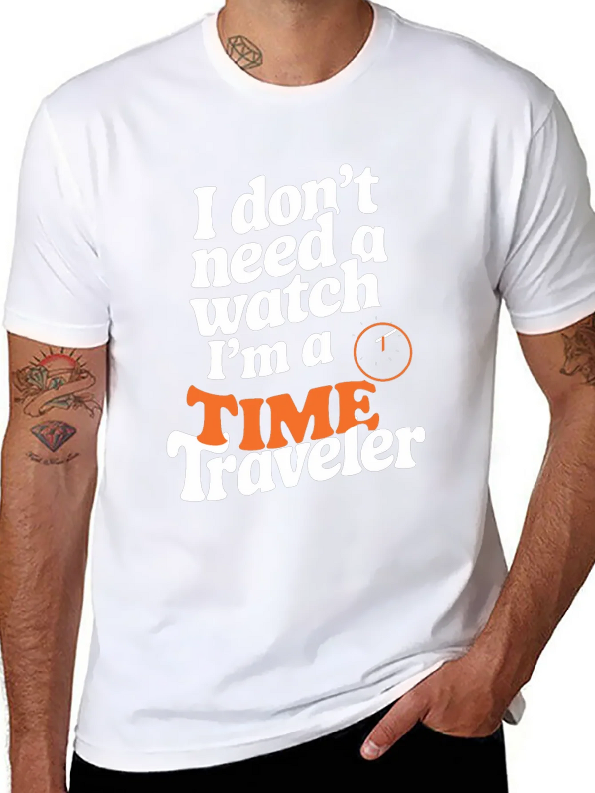 Time Traveler Graphic Tee - Novelty Design product image 10