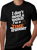 Time Traveler Graphic Tee - Novelty Design product image 1