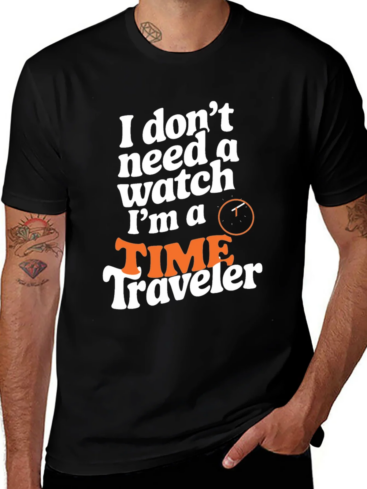 Time Traveler Graphic Tee - Novelty Design product image 1