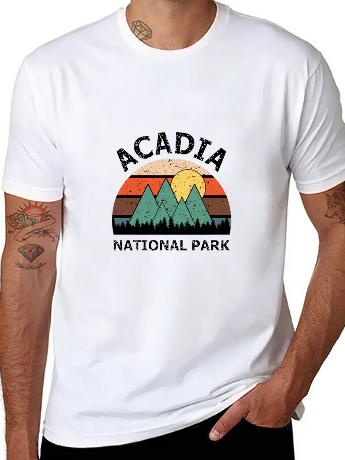 Acadia National Park Retro T-Shirt product image 10