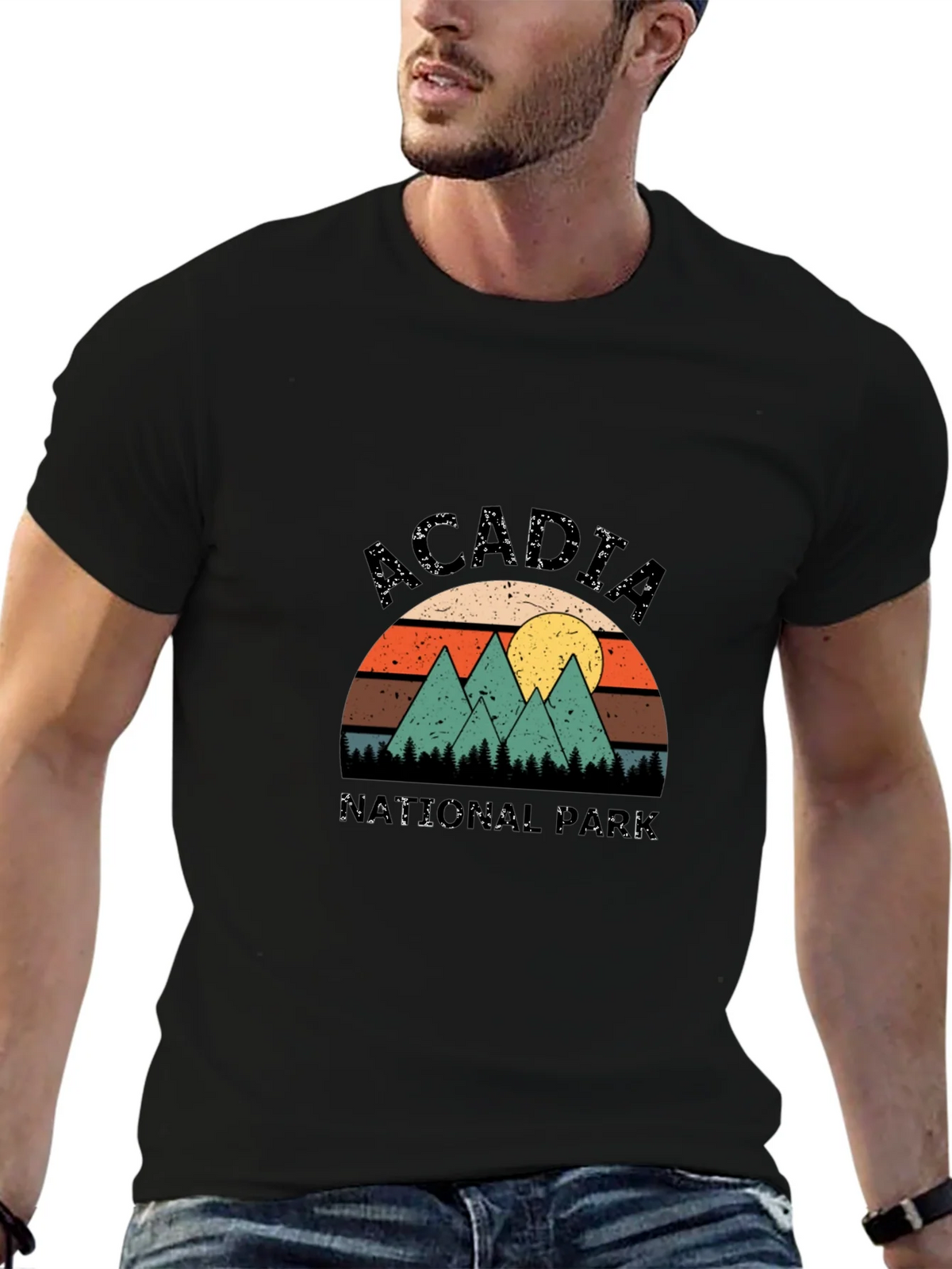 Acadia National Park Retro T-Shirt product image 9
