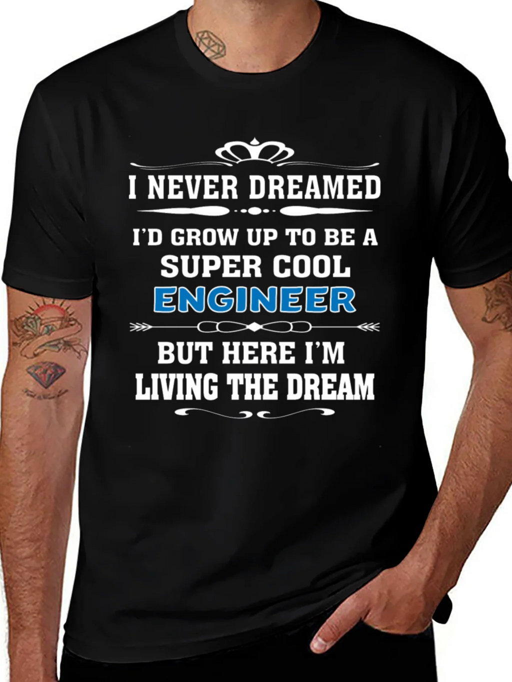 Super Cool Engineer T-Shirt - Living The Dream! product image 1