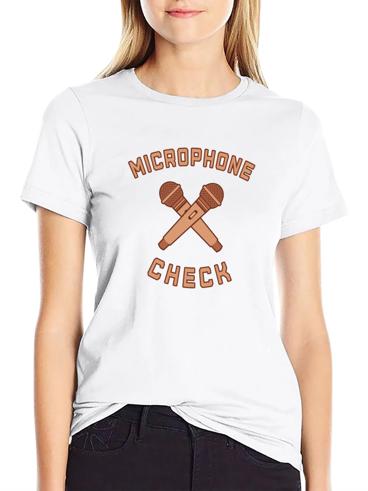 Microphone Check Graphic Tee - Stylish Musician T-Shirt product image 11