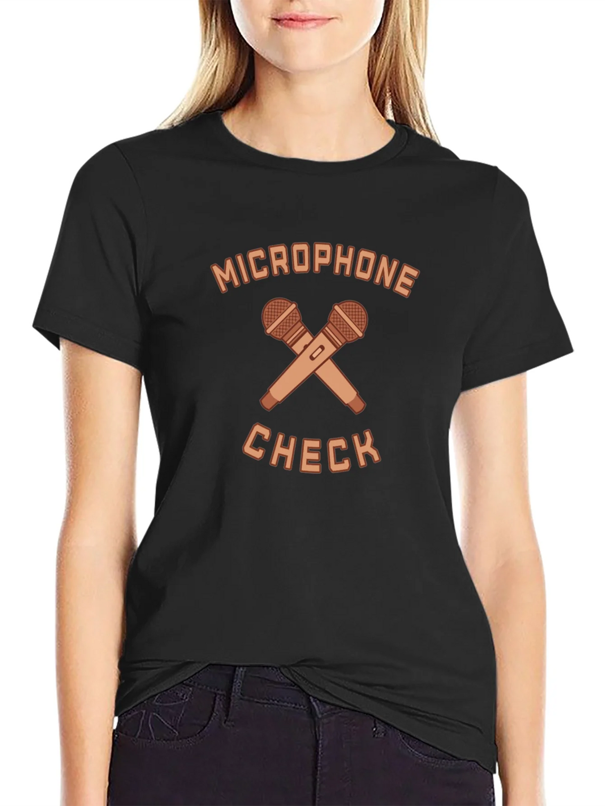 Microphone Check Graphic Tee - Stylish Musician T-Shirt product image 5