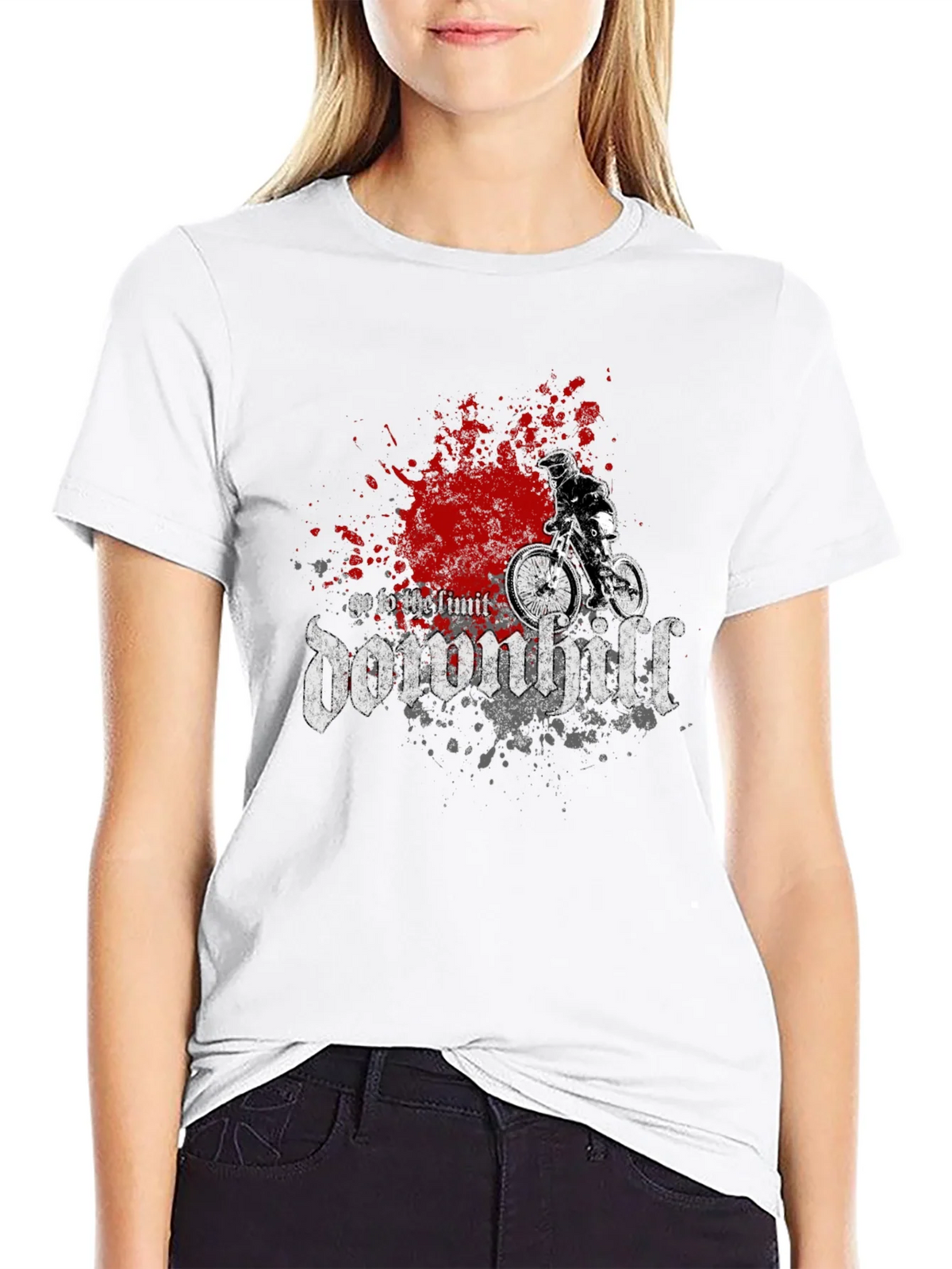 Downhill Mountain Biker T-Shirt product image 11