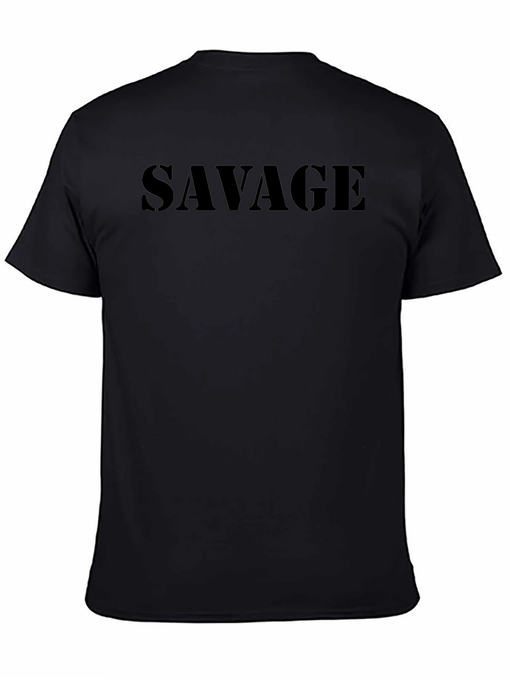 Savage Print Mens Black T-Shirt product image 7