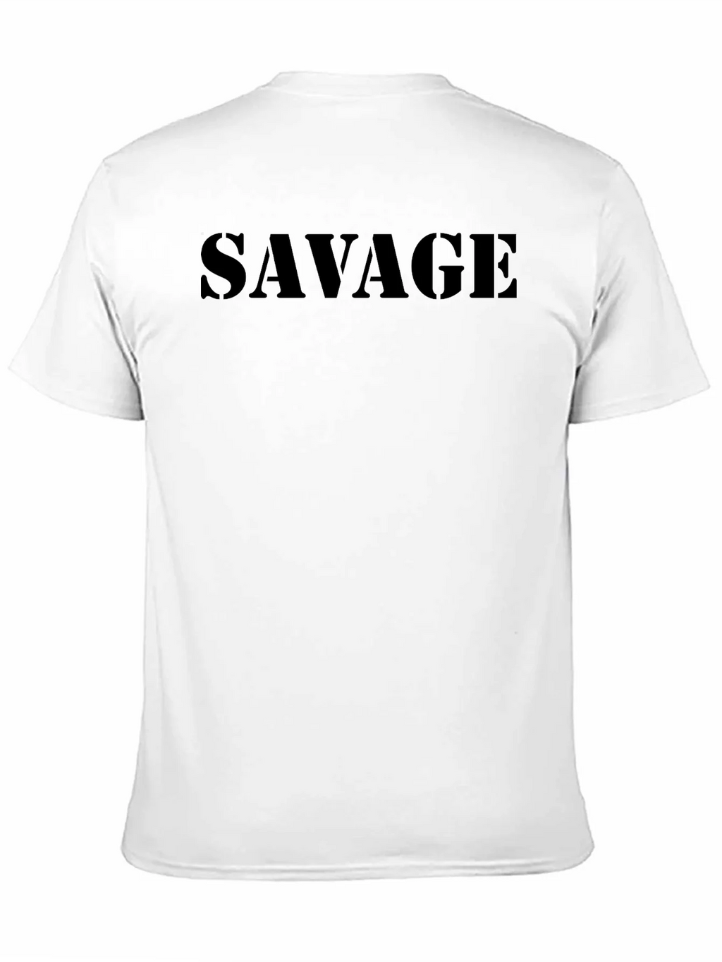 Savage Print Mens Black T-Shirt product image 2