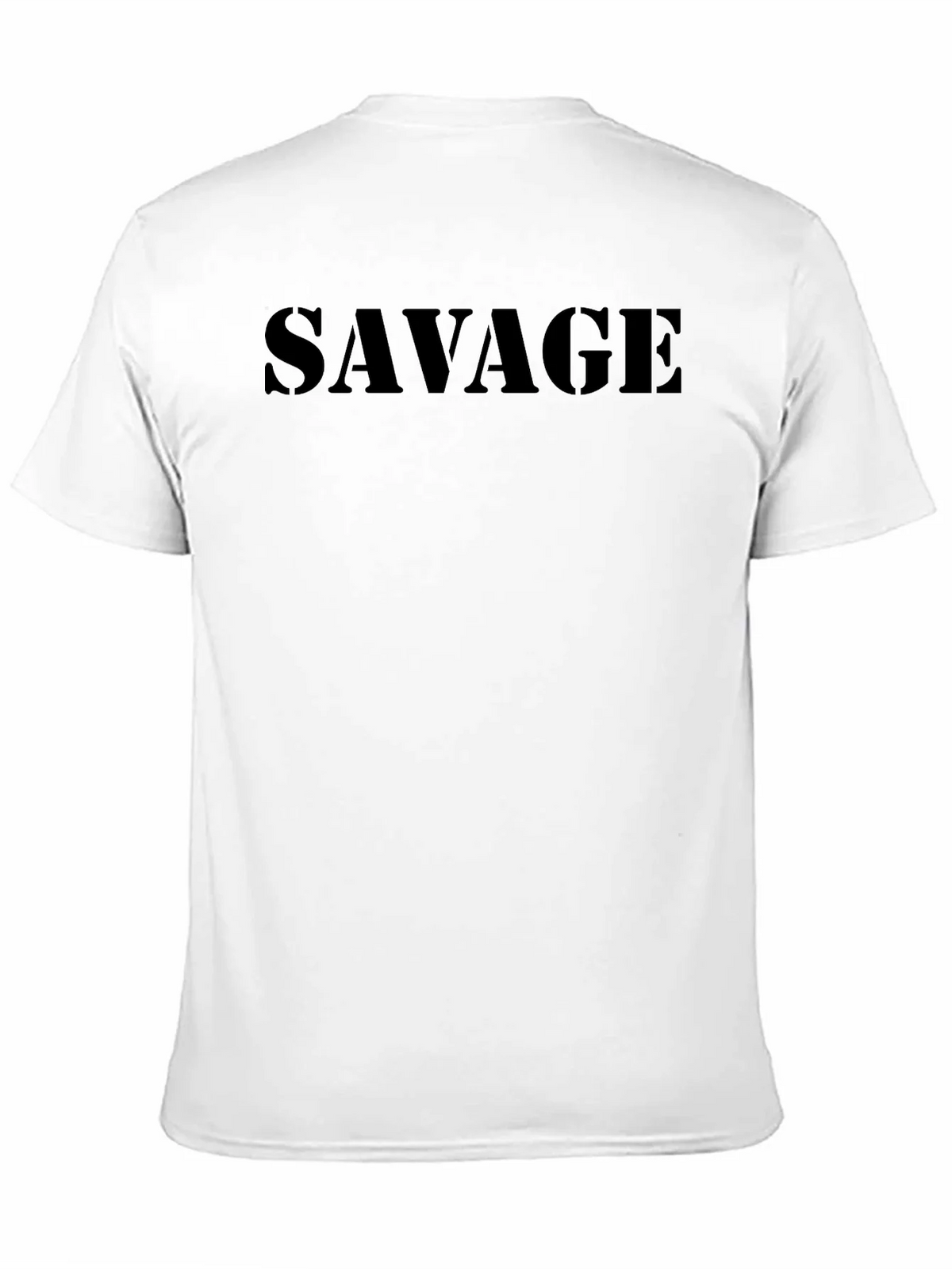 Savage Print Mens Black T-Shirt product image 2