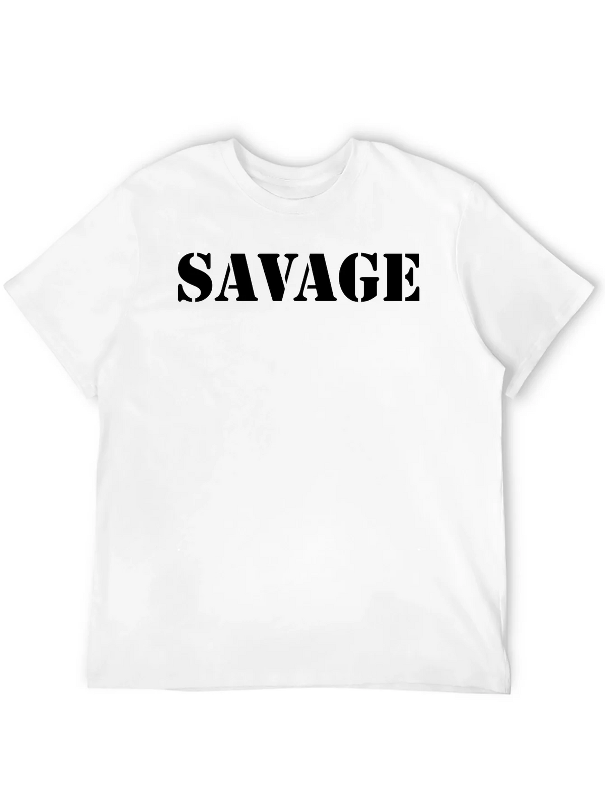Savage Print Mens Black T-Shirt product image 3