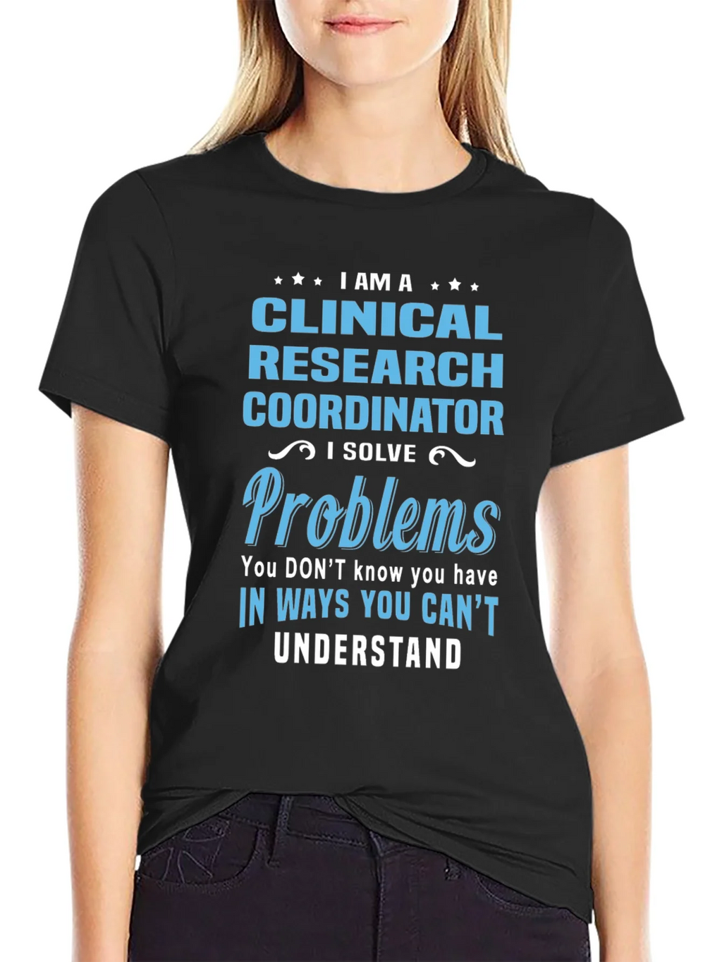 Clinical Research Coordinator Problem Solver T-Shirt product image 5