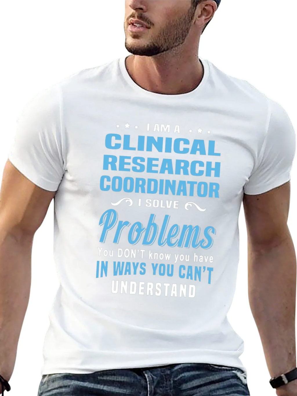 Clinical Research Coordinator Problem Solver T-Shirt product image 4