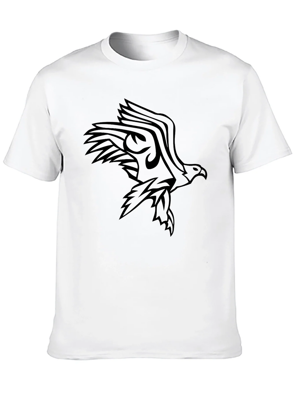 Mens Black Eagle Graphic Tee - Stylish & Bold product image 12