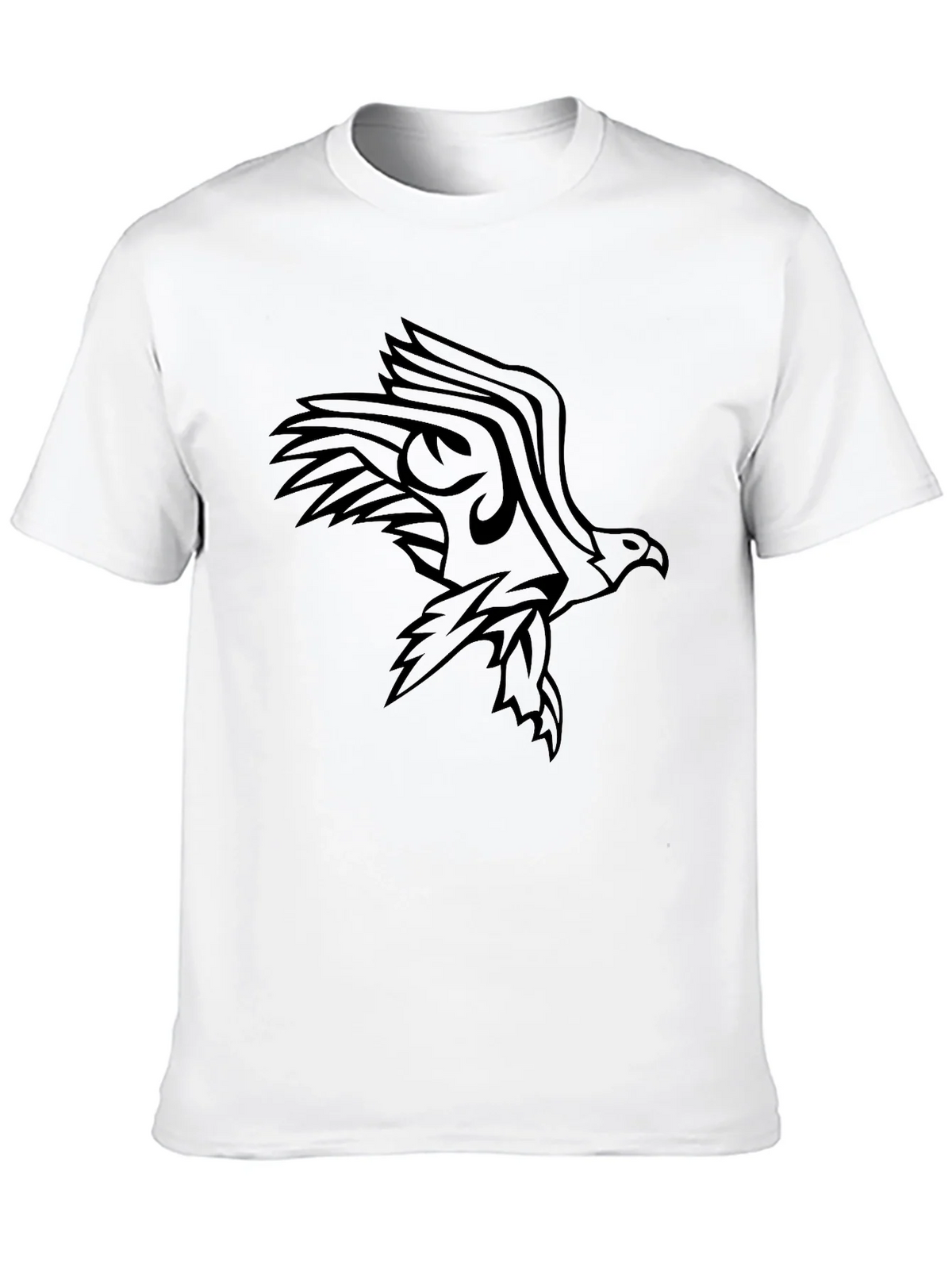 Mens Black Eagle Graphic Tee - Stylish & Bold product image 12