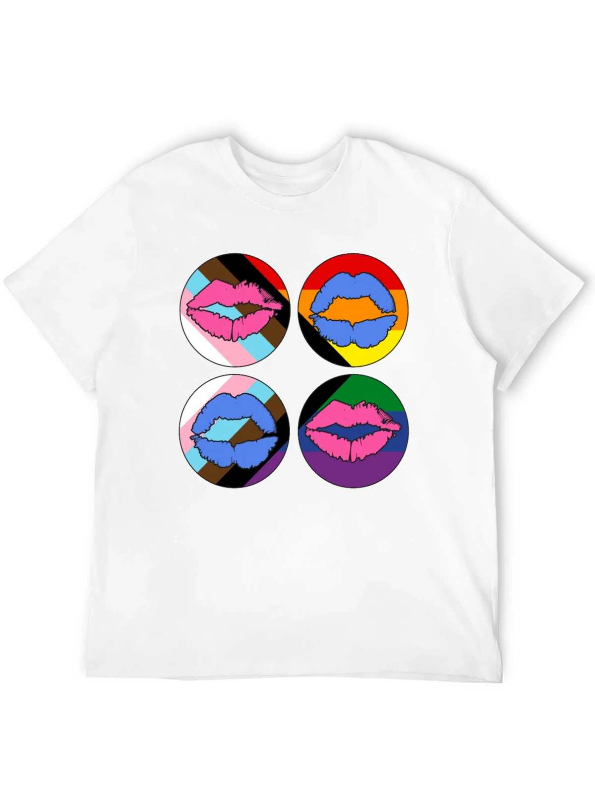 Pride Lips Graphic Tee - Black product image 3