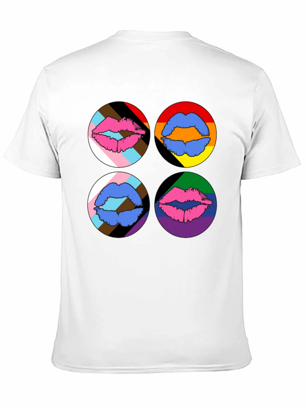 Pride Lips Graphic Tee - Black product image 2