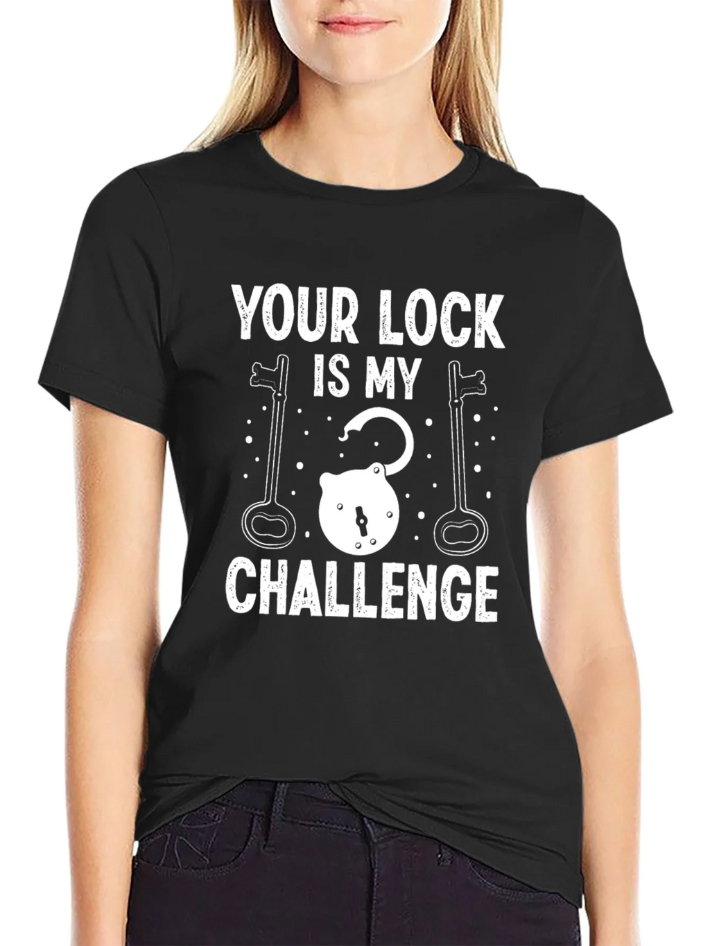 Your Lock Is My Challenge T-Shirt - Funny Picklock Tee product image 5