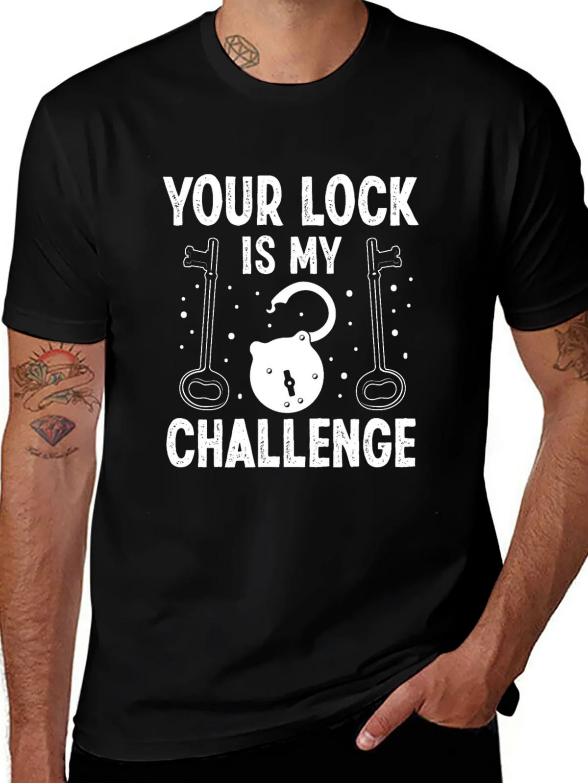 Your Lock Is My Challenge T-Shirt - Funny Picklock Tee product image 1