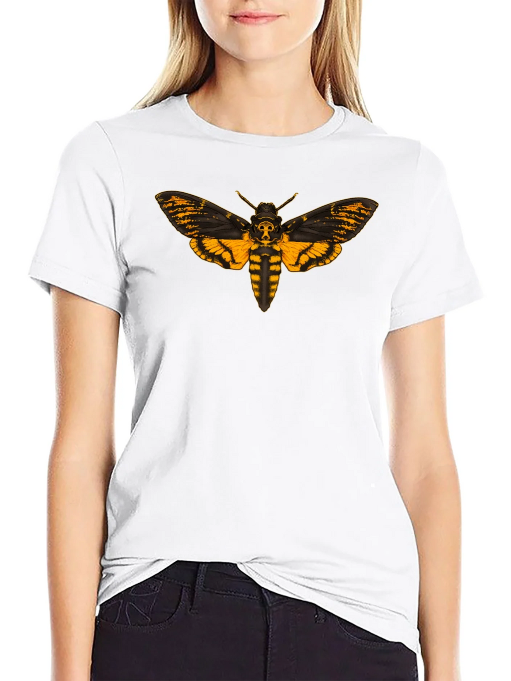 Deaths Head Moth Graphic Tee - Black product image 11