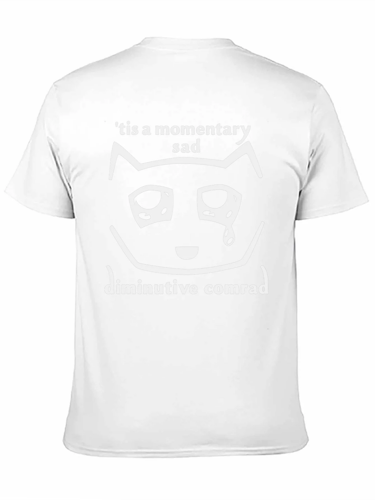 Momentary Sad Cat T-Shirt - Unisex Graphic Tee product image 2