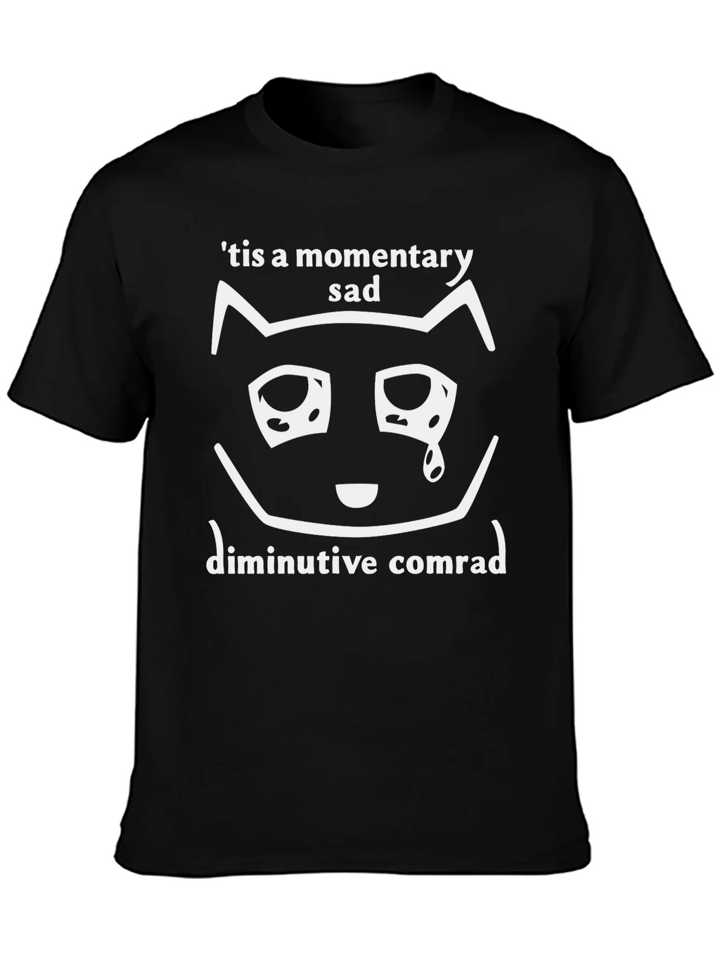 Momentary Sad Cat T-Shirt - Unisex Graphic Tee product image 6